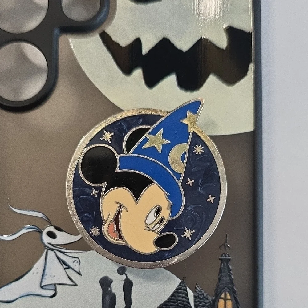 Disney Black and White Phone Case with Mickey and Jack Skellington